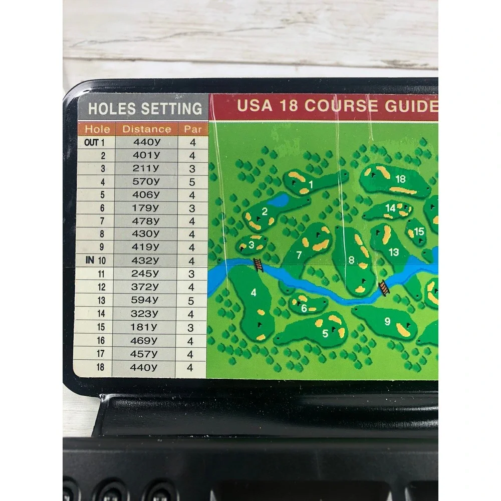 Vintage Golf Classic Electronic LCD Handheld Game WG-113 Box Tested Working